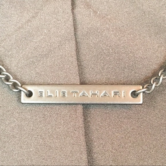 Elie Tahari Leopard Print One Button Blazer, Black & Blue - Picture 15 of 16